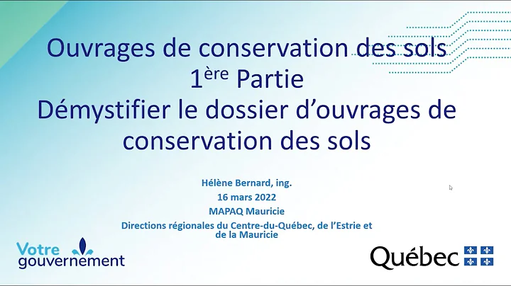 Dmystifier le dossier douvrages de conservation de...