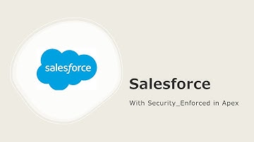 With Security_Enforced in Salesforce Apex