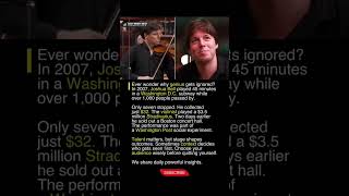 The $3.5 Million Violinist No One Noticed 🎻