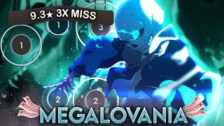 9.3⭐3❌ on MEGALOVANIA (Camellia Remix)