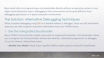 Debugging STM32 Nucleo with GDB Without ST-Link