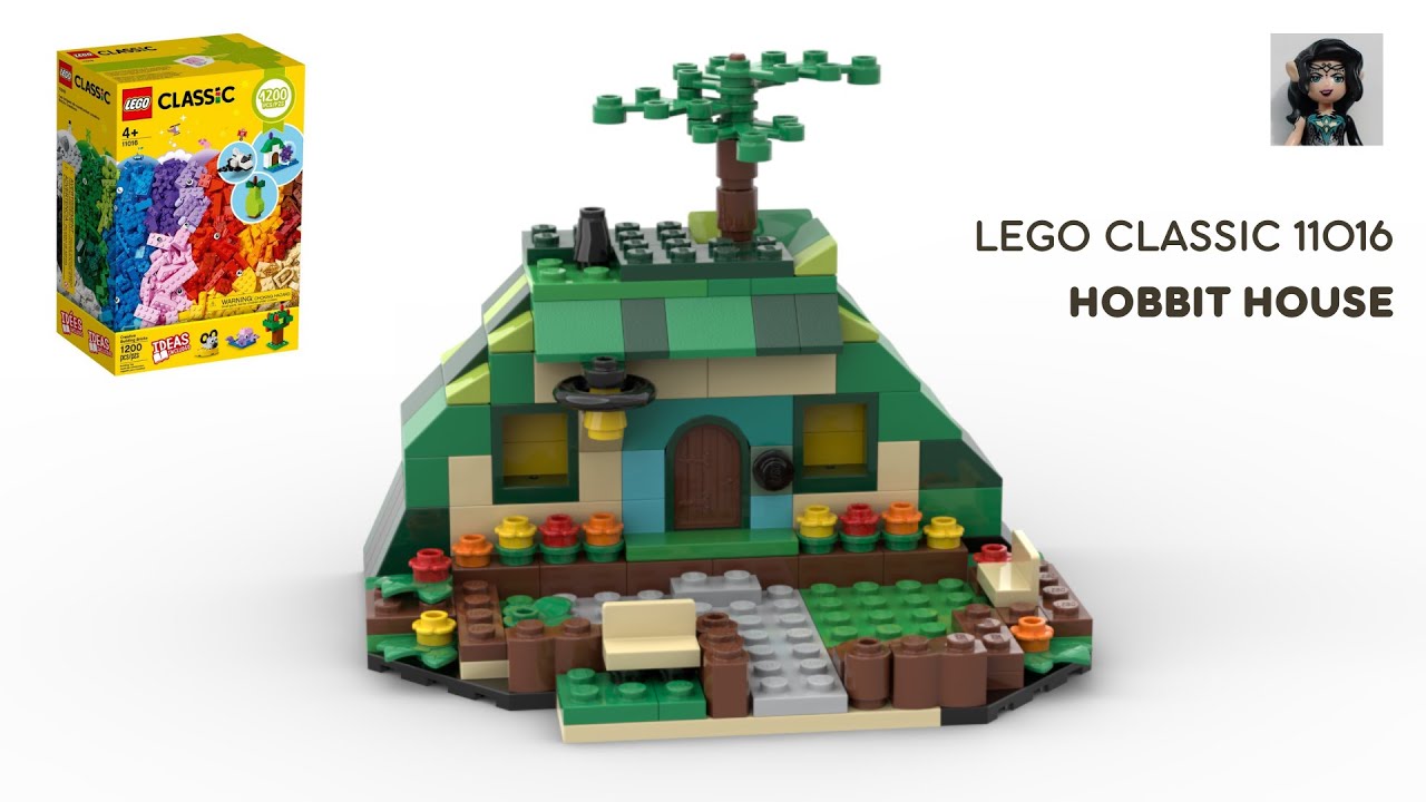 HOBBIT HOUSE Lego classic 11016 ideas How to build - YouTube