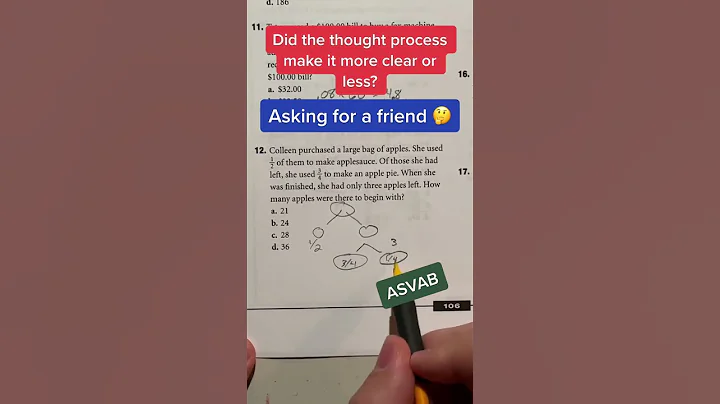 ASVAB AFQT Arithmetic Reasoning answer 12