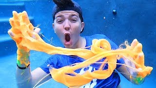 Experiment with SLIME while UNDERWATER! - Challenge