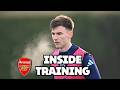 INSIDE TRAINING! Kieran Tierney has been spotted back in training for Arsenal|ARSENAL TRAINING TODAY