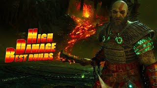 Top 3 High Damage Builds 😲 After 12 NG+ | Gow Ragnarok Resimi