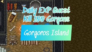 NPC Crimson Daily EXP Quest, Kill 100 Gorgons on Gorgoros Island
