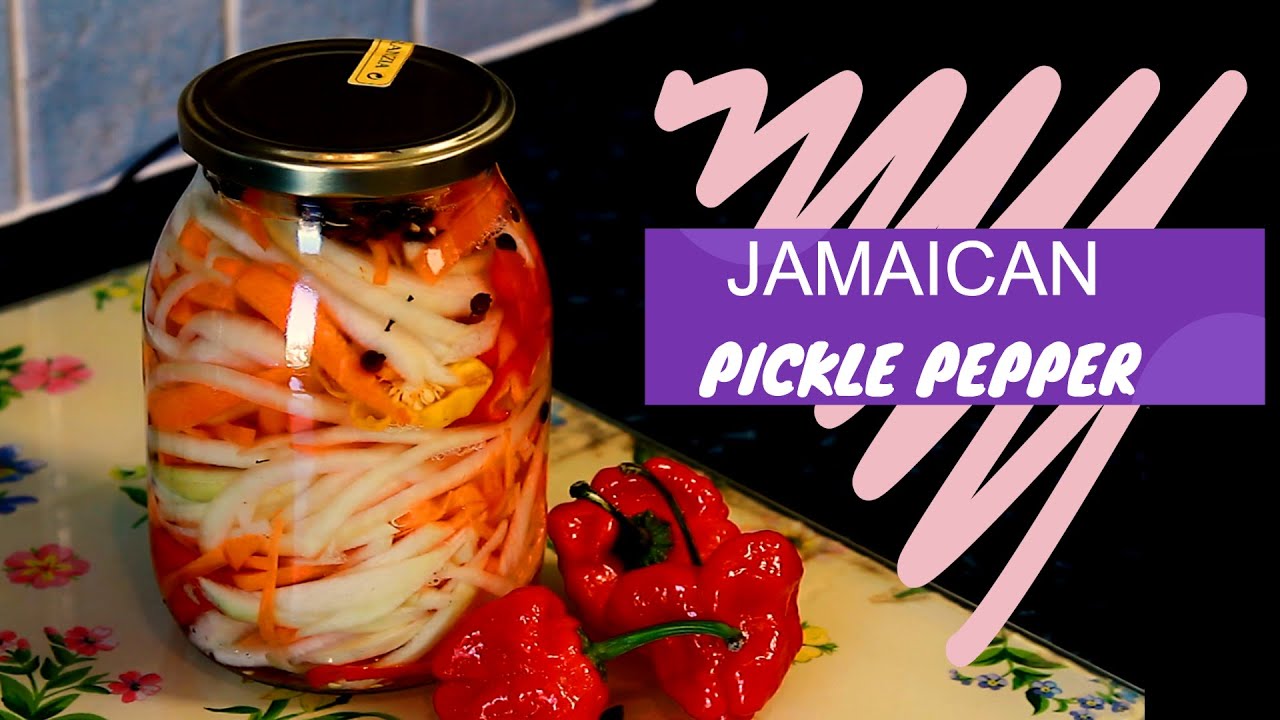 Jamaican Pickle Pepper Sauce Ready For Easter Jamaican HOT Pepper