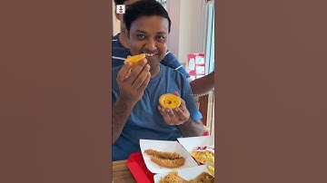 KFC Fride Chicken Extra Crispy In Thailand | Chicken Burger 🍔 | Thenu views | #shorts