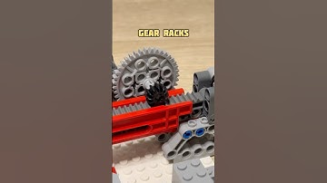 Cool Options for Gear Rack Mechanisms #lego #technic #legotechnic #mechanical