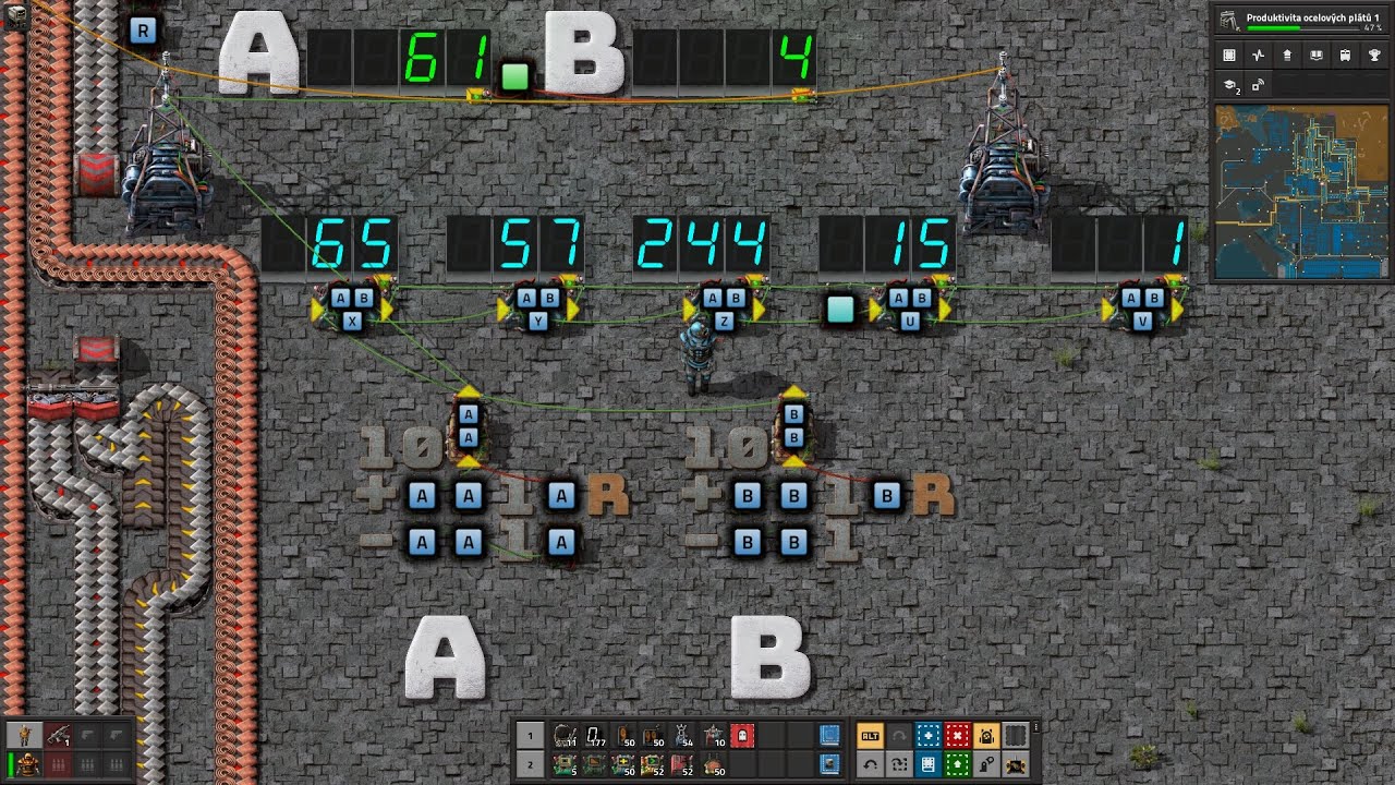 Factorio CZ - Základní velmi jednoduchý Obvod (KOUKEJ NA DRÁT)