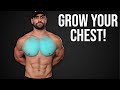 CRAZY Home Chest Workout For Growth! (best routine with no bench)