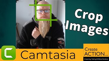 How to CROP images in Camtasia!
