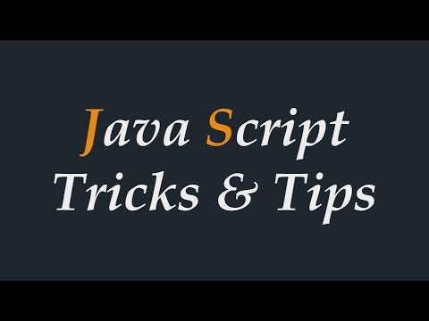JavaScript tricks and tips # 2 - YouTube