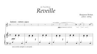 [Score] Benjamin Britten - Reveille (1937) concert study for violin and piano