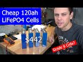 Cheap 120Ah LiFePO4 Al Cased Aliexpress Cells: Are these Grade B?