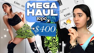 ¡MEGA HAUL todo x $400!! 🛍😱 *mucha ropita aesthetic