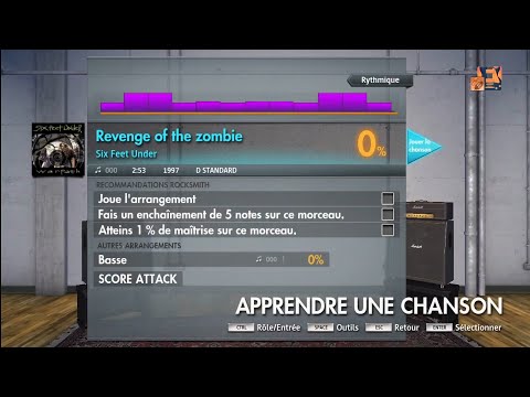 Six Feet Under - Revenge of the zombie (rhythm CDLC Rocksmith 2014) #rocksmith #sixfeetunder 
