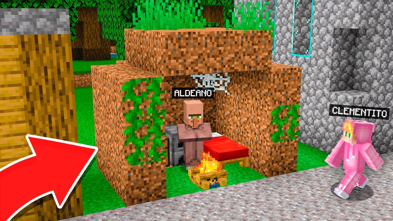 Este ALDEANO se Queda sin CASA en Minecraft