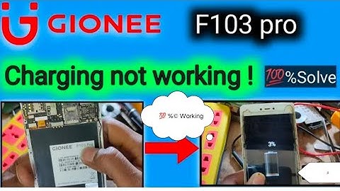 Gionee F103 Pro Complete Charging Solution.Gionee charging problem solution 110 % ok