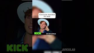 CLAVICULAR BLOCKED HIS DAD! #clavicular #dad #kickstreaming