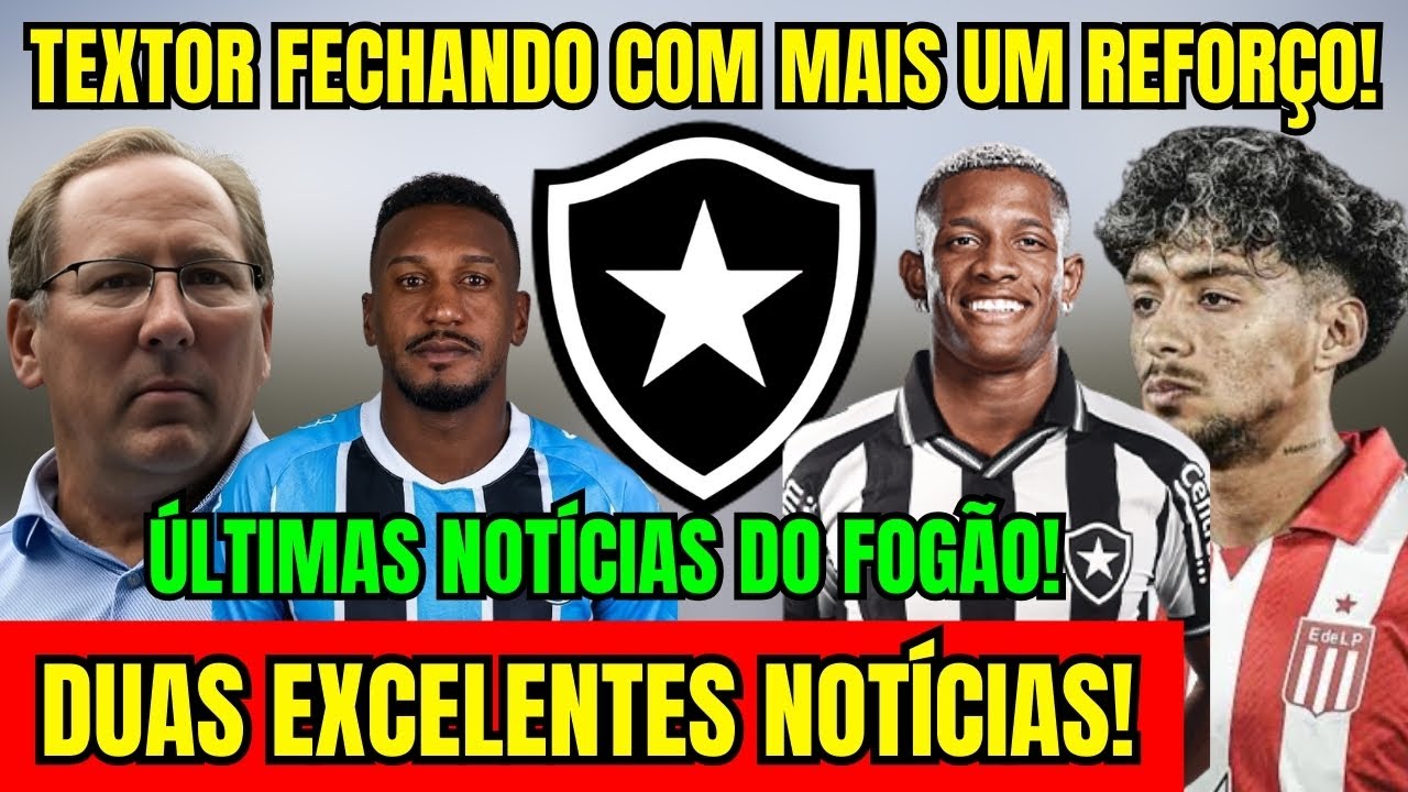 CONFIRMOU NA MADRUGADA! DUAS EXCELENTES NOTÍCIAS! TEXTOR FECHA COM MAIS UM REFORÇO! ÚLTIMAS NOTÍCIAS
