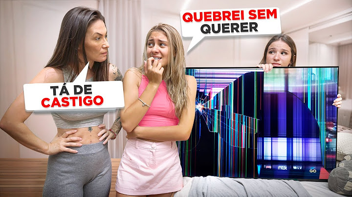QUEBRAMOS A TELEVISÃO ! *Minha mãe surtou - BIANKA