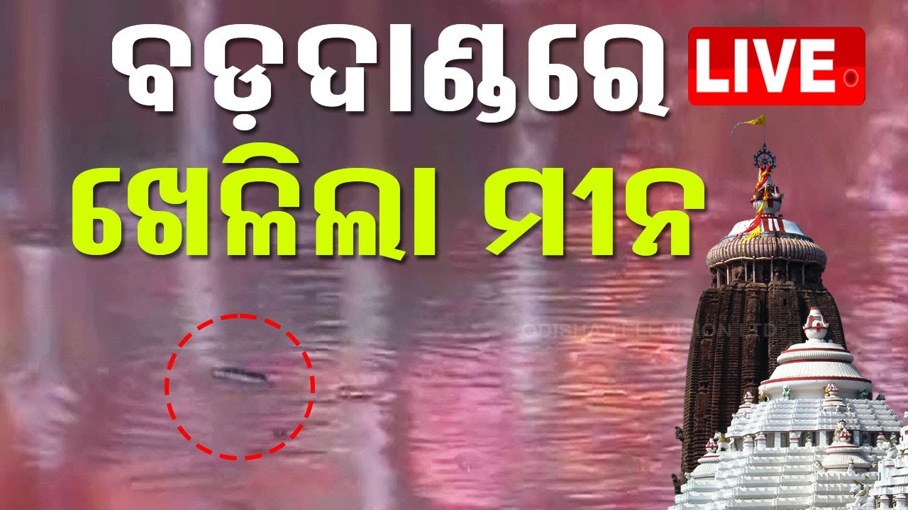 ????Live | ବଡ଼ଦାଣ୍ଡରେ ଖେଳିଲା ମୀନ | Jay Jagannath | Srimandir | Fish | Puri