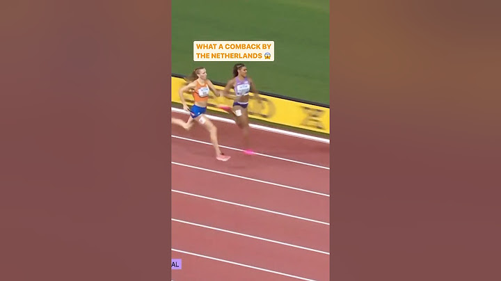 MUST SEE 4x400 relay comeback! 😲🤯