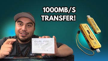 Move Speed 256GB USB 3.2 Gen 2 External SSD: Lightning Fast 1000MB/s Transfer for iPhone & More!