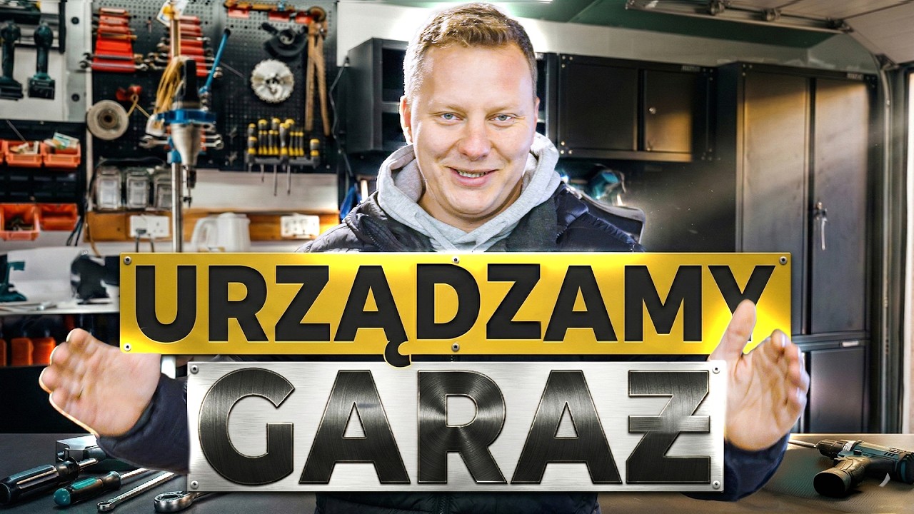 Urządzam i sprzątam GARAŻ - | SZAFA | STYROPIAN | REGAŁY | - Kickster BUDUJE #12