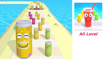 Juice run 3D All level Gameplay Android iOS Walkthrough