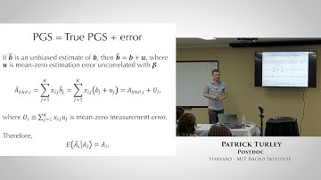 Patrick Turley - Polygenic Scores