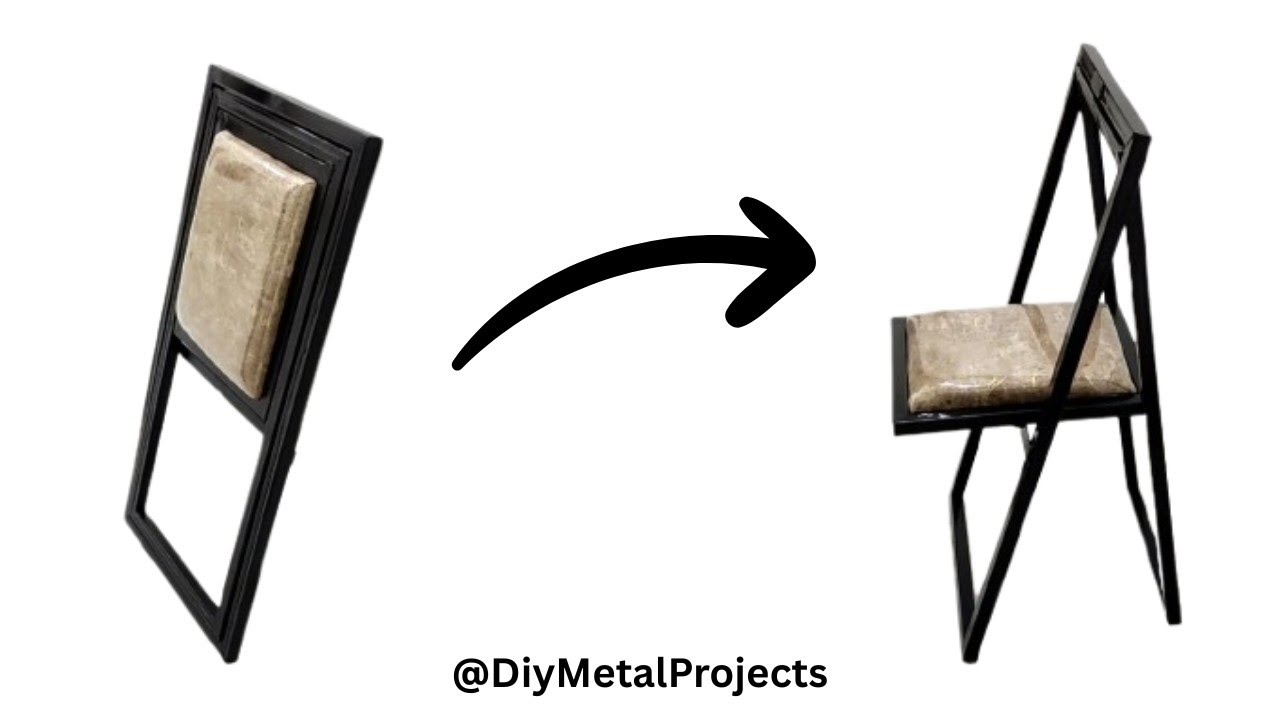 Smart Folding Chair DIY | Slimmest & Strongest Space Saving Design 
