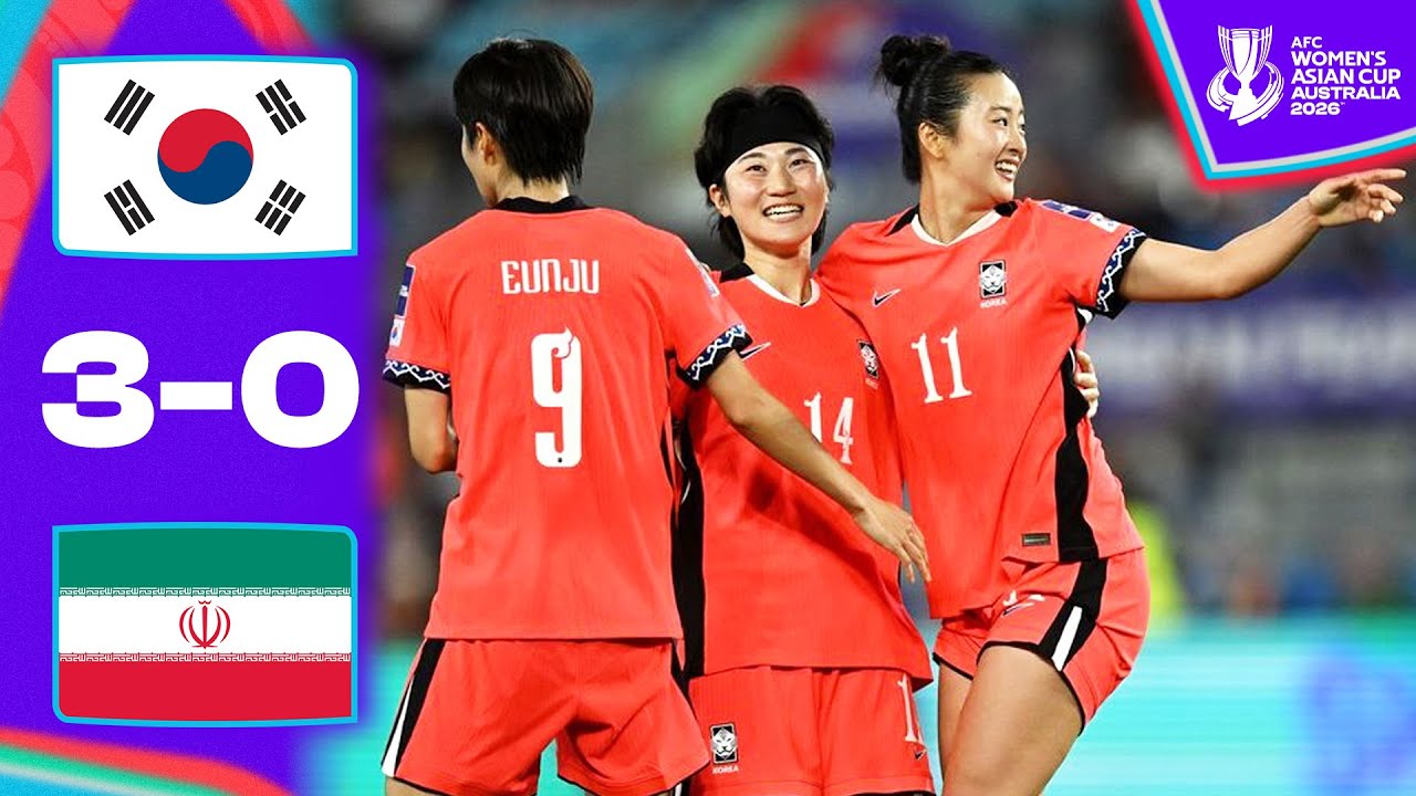 Dream start for the 2022 finalists! | Korea Republic - IR Iran | Highlights | AFC Women's Asian Cup™