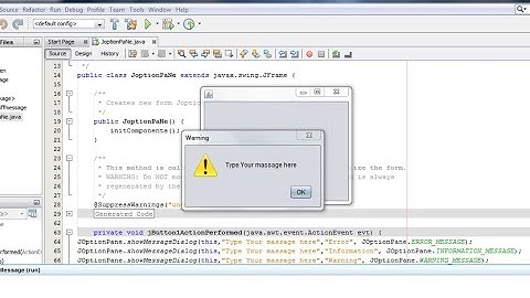 Change Icon for JOptionPane,Java NETBEANS IDE #3
