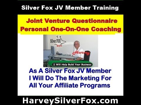 Silver Fox Marketing Affiliate Training | Personal One-One-One Affiliate Coaching Harvey Silver Fox