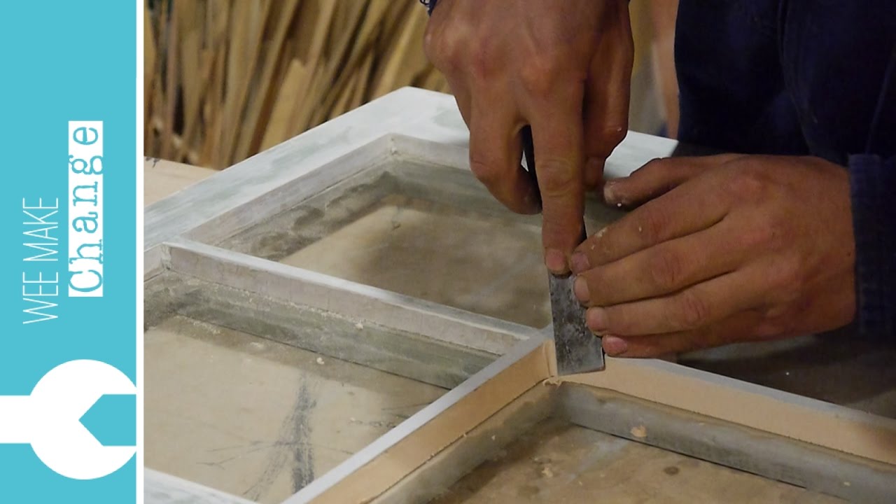 How to Replace Glass Pane Timber Window 'Tiny House Project' - YouTube