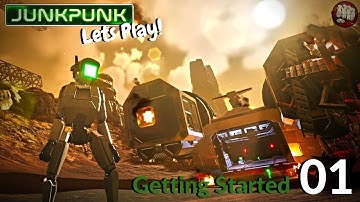 Our First Look! - JUNKPUNK Gameplay | Salvage / Build / Terraform | Lets Play! 01
