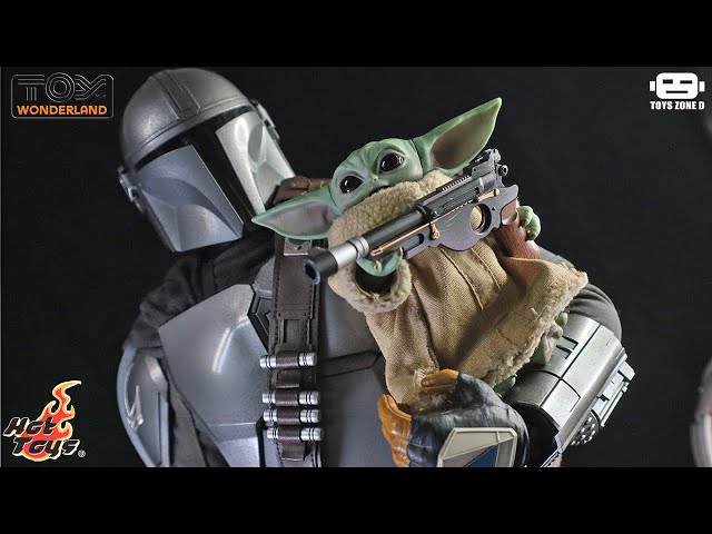 Unboxing] Hot Toys 1/4 Baby Yoda -Grogu (Deluxe) QS017 - YouTube