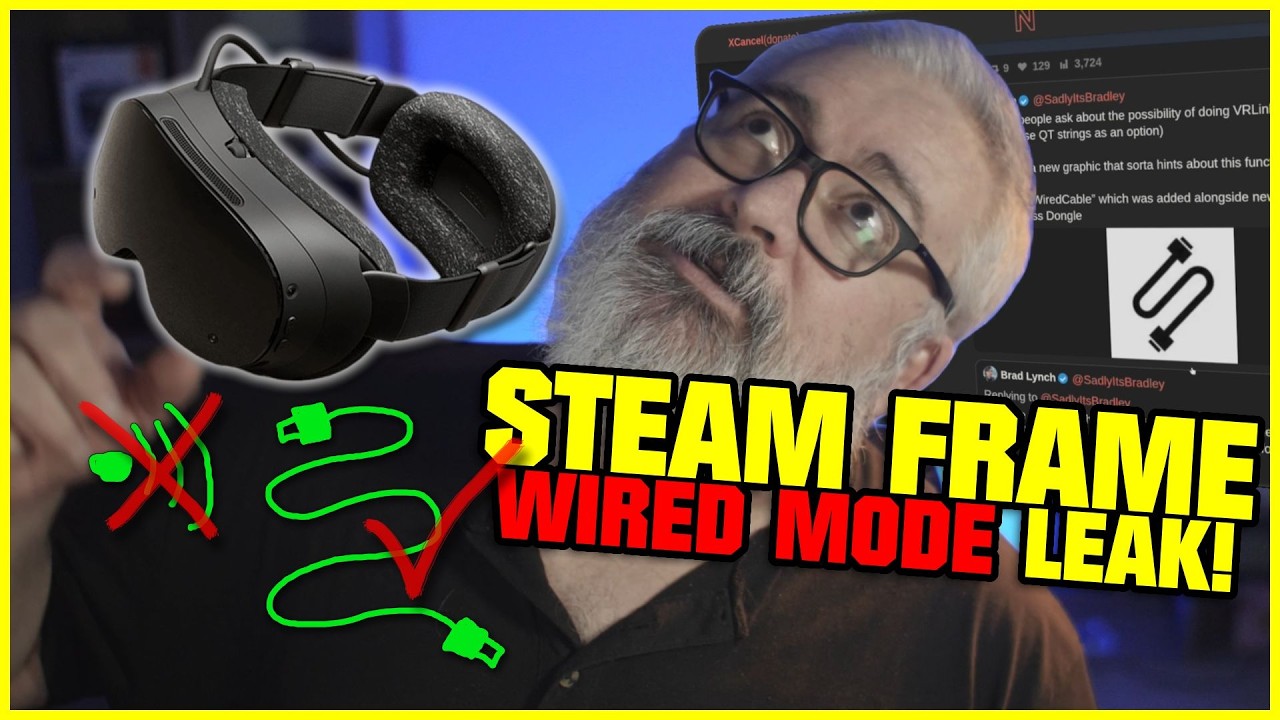 NEW Valve Steam Frame Leaks! Wired Mode Finally Confirmed (And more!)
