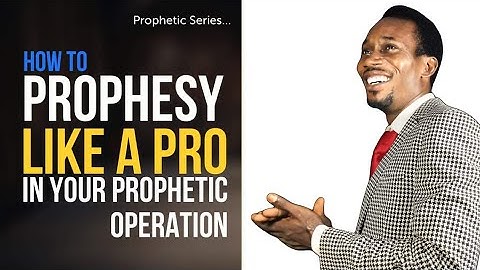 HOW TO PROPHESY LIKE A PRO IN YOUR PROPHETIC OPERATION | Apostle Raymond Idah (Icon of Hope)