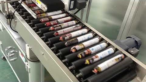 PWM A sausage  labeling machine in horizontal way