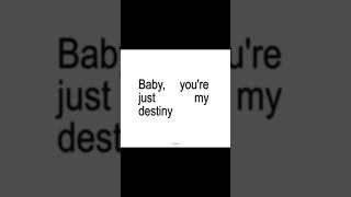 my destiny - #fy #fypp #editaudio #lyrics_songs