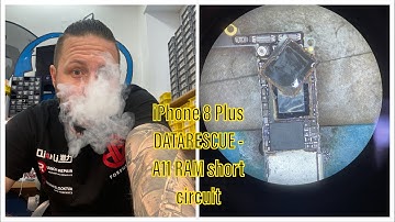 iPhone 8 Plus DATARESCUE JOB - A11 RAM short circuit - How to replace the A11 RAM safe & fast