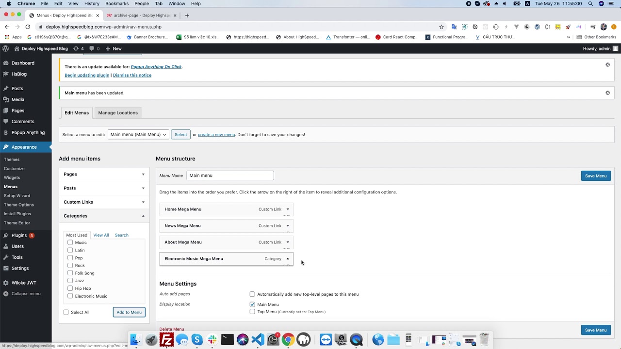 Setting Grid Mega Menu - YouTube