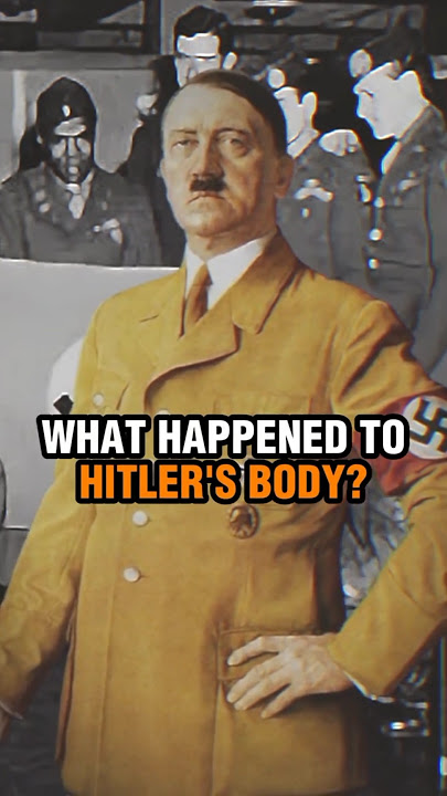 What really happened to hitlers body after his death #history #adolfhitler #hitler #ww2