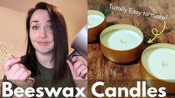 How to Make Beeswax Candles! | Beeswax Candle Tutorial for Beginners