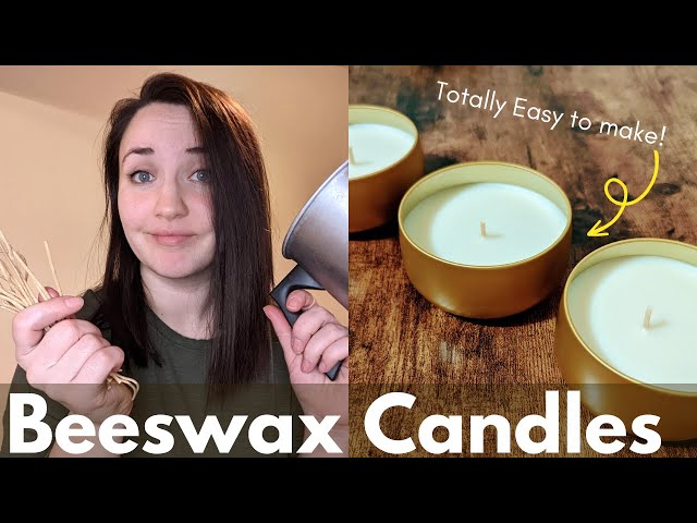 Beeswax Candles DIY- Handmade Candles at Home 