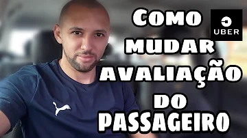 Como mudar a avaliação do motorista do Uber?